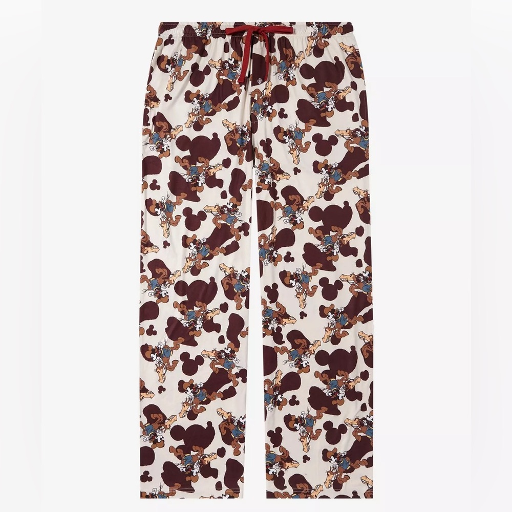 Unisex Disney Mickey Mouse Cowboy Allover Print Sleep Pants BoxLunch‎ Exclusive
